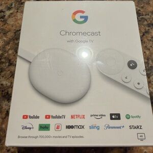 NWT! Google Chromecast with Google TV